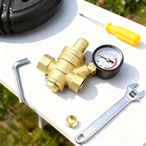 Water Pressure Reducing Valve, 3/4 Inch, 1-75 PSI - Image 2