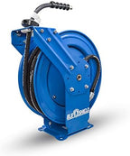 BluShield 1/4" Pressure Washer Dual Arm Hose Reel with 35% Lighter Polyester Braided Hose - Hot and Cold Water, 1 Year Warranty, 3100 PSI, M22 (1/4" x 100') - Image 2