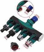 Hose Connector Adapter 1 Set Of Water Kits 3/4 Inch Standard Thread Straight Y 4 Way Connector Garden Irrigation System Accessories (Color : 4 Way Connector) - Image 5