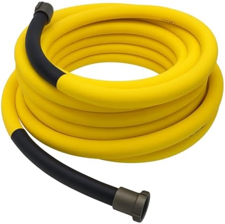 TurfCare 1 Inch 100 ft Super Lightweight Commercial Garden Hose, Heavy-Duty Strength Water Hose for Golf Course & Landscaping, Bright Yellow by Unknown