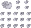 Fogland Stainless Steel Misting Nozzles, 20 Pack, 0.016" Orifice Mist Heads by Fogland