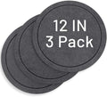 MUDEELA Diatomaceous Earth Instant Drying Plant Saucers, 12 Inches, 3 Pack by MUDEELA