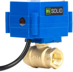 U.S. Solid 1/2" NPT Motorized Ball Valve with US Plug 110VAC Brass Electrical Ball Valve,Auto Return, Normally Closed, IP65 - Image 6