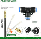 Drip Irrigation Sprinkler System,10/15/30M Garden Mist Cooling Spray Kit,Automatic Plant Watering Set with 10/15/30 Outlets,4/6mm Adjustable Micro Spray Heads(15m/15 a Single Water Outlet) - Image 4