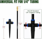 Misting Nozzles 40 Pack, 8" Adjustable Sprayers for 1/4 Tubing - Image 6