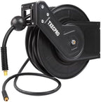 Retractable Air Hose Reel, 3/8 IN x 50 FT Hybrid Air Hose Max 300 PSI, Air compressor hose reel with 5 ft Lead in, Ceiling/Wall Mounted air hose reel,Heavy Duty air tool by TXECPRO