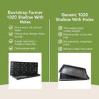 Bootstrap Farmer Extra Strength 1020 Trays, 10 Pack, Black with Holes - Image 4