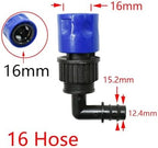 Ship accessories Quick Connector Nipple EURO 3/4'' Threaded Barb Adapter for 4/8/16/20/25/32mm PE Hose Pipe Garden Drip Irrigation Watering Irrigation accessories(Yellow) - Image 6