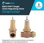 Cash Acme EB45 Pressure Regulating Valve, Single Union, 1-1/4 Inch NPT Female x NPT Female, Metal Top, 60 PSI, PVA35M-SUTH-60 - Image 2