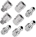 1/4Inch Pressure Washer Quick Connect Fittings,8 Pack,Female & Male Thread by Apaspoil