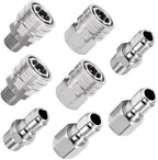 1/4Inch Pressure Washer Quick Connect Fittings,8 Pack,Female & Male Thread by Apaspoil