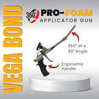 Vega Bond Spray Foam Gun 360° with Swivel Tip Heavy-Duty Pro Foam Gun Only - Image 2