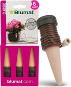 Blumat Classic Self-Water Stakes for Indoor Plants - 6 Pack w/o Adapters by BlumatWateringSystems