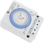 Fafeicy 24hour Mechanical Timer Switch, Automatic Time Control, TB388 Timer with Removable Battery Low Power Consumption for Water Heaters, Street Lights - Image 5
