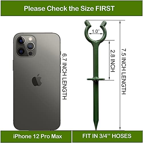 Garden Hose Holder Stake Set of 36 - Durable Plastic fits 3/4 inch Hose Guides for Lawn,Yard & Plant Care, Soaker Hose Support, Kink-Free Watering (Fits 3/4” Hoses) - Image 5