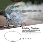 Misting Fan Ring 4Pcs Misting Fan Kit Misting Nozzle Misting Ring 3/16 Stainless Steel Outdoor Water Sprayer for Outdoor Fan, Greenhouse, Garden, Patio - Image 2