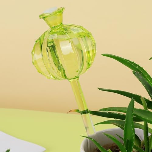 Plant Watering Globes Pomegranates Glass Water Bulbs for Indoor Plant Vacation Watering Self-Watering Stake - Image 4