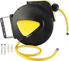 Retractable Air Hose Reel 5/16 in. x 33' ft Hose Wall Mount Tool 180 Degree Rotation by BTSHUB