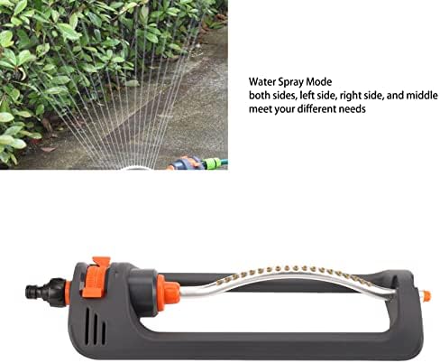 Turbo Oscillating Sprinkler, Heavy Duty Water Sprinkler for Yard 19 Nozzles Automatic Oscillating Lawn Sprinkler Watering Device for Home Garden Agricultural Irrigation - Image 4