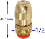 Hose Fittings External Thread 1/2 Inch Adjustable Fountain Nozzle Brass 360 Degree Atomization Nozzle Lawn Greenhouse Irrigation 15 - Image 2