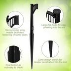 GlikCeil 100 Pcs Drip System Stakes 1/4" Tubing Holder for Micro Sprinkler - Image 3