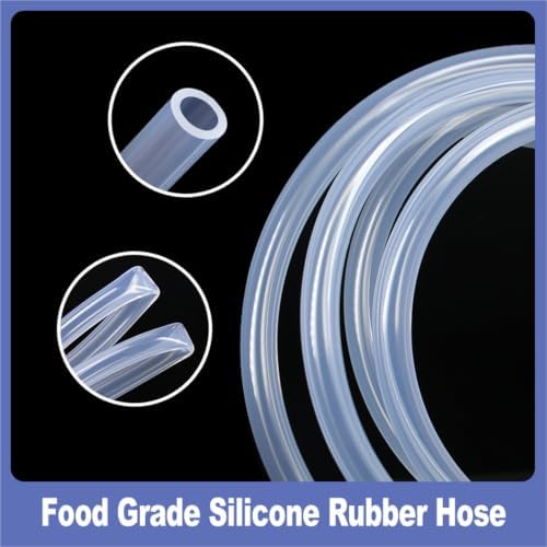 Clear Food Grade Silicone Rubber Hose, ID 0.5-m Transparent Flexible Drink - Image 2