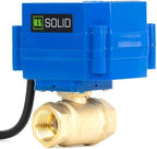 U.S. Solid 1/2" NPT Motorized Ball Valve with US Plug 110VAC Brass Electrical Ball Valve,Auto Return, Normally Closed, IP65 - Image 4