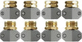 Garden Hose Repair Kit, Fits 3/4 And 5/8 Inch Hoses, Solid Male And Female Hose End Replacement, Water Hose Repair Fix Connector(4 Set) by Unknown
