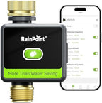 RAINPOINT Smart Hose Timer for Garden, Smart Water Timer with Brass Inlet & Outlet (Not Include Gateway), Automatic Irrigation System for Lawns and Yard by RainPoint