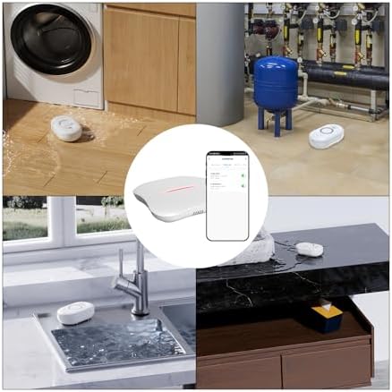 WiFi Water Leak Detector for Home with App Alert,2.4Ghz Gateway + 10 Sensor - Image 6