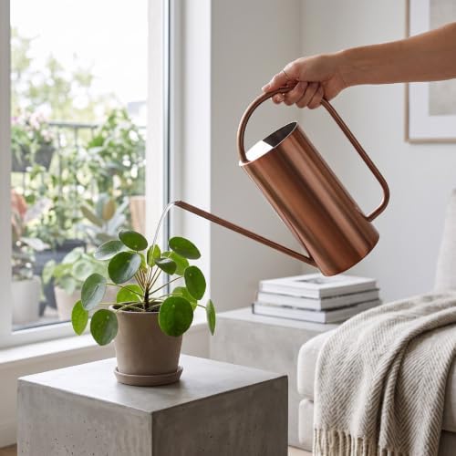 Long Spout Watering Can, 1500ml 304 Stainless Steel (Bronze) - Image 4