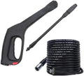 Replacement High Pressure Water Spray Gun Wand Nozzle & 32FT Hose, by BEARFORCE
