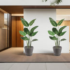Kozyard 4Packs Round Planter Indoor Outdoor Plant Pots - Image 4
