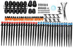 Drip Irrigation System Quick Connect 2 Hoses Garden Watering Kit for Plants Lawn Patio - Image 2