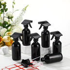 Norme 12 Pcs 8 oz Glass Spray Bottles, Funnels and Labels, Black, Classic - Image 6
