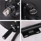 164FT Manual Washer Hose Reel, 4000 PSI Pressure Washer Hose Reel Heavy Duty 3/8in Connector Wall Mounted - Image 5
