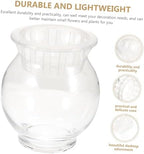 Abaodam Glass Vase for Home Office Decorative Vase Aquatic Baskets Simple Elegant Design - Image 7