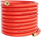 SPECILITE 1" x 50FT Hot/Cold Rubber Garden Water Hose, -50℉-190℉, Red by SPECILITE