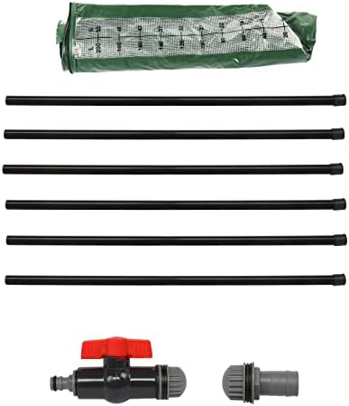 Collapsible Rain Barrel, 45 Gallon Portable Rainwater Collection System, Rain Catcher Barrel with Volume Scale Mark, Spigots and Overflow Kit, Rain Water Barrel Collector for Garden, Green - Image 5