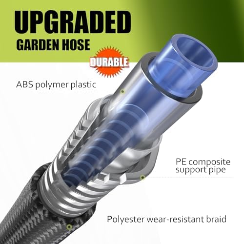 Relxitl Garden Hose, Ultra Lightweight Water Hose 50FT - Image 2