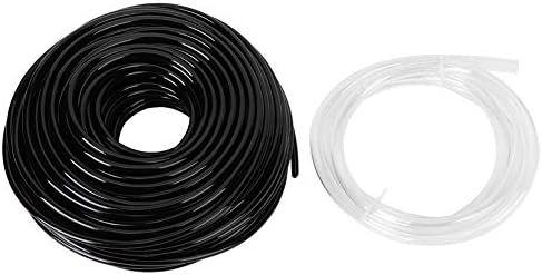 40m Garden Micro Drip Irrigation System 4/7 Hose Automatic Watering Kit with 131ft Tubing for Greenhouse Terrace Plant Water Saving by Unknown
