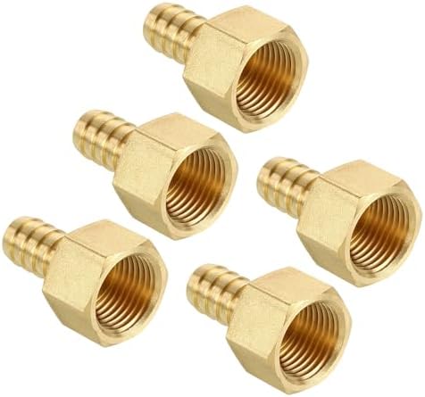 5pcs Brass Hose Barbs Fittings 1" Hose Barbs to 1" NPT Female by Kozelo