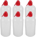 Veemoon 6 Pack Plastic Wash Bottles Narrow Mouth 1000ml for Lab Use by Veemoon