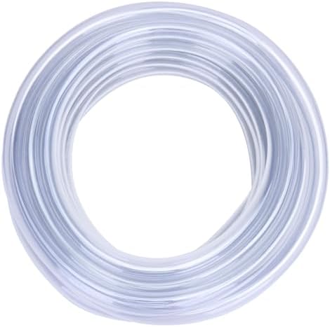 DERNORD PVC Tubing 7/8"ID X 1-1/10"OD Flexible Clear Vinyl Hose 50 Feet for Food Grade by DERNORD