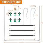 6-Nozzle Foldable Sprayer Boom Kit, Equipped With 2 Heavy-Duty Hooks, 122" Wide, Suitable for ATVs/UTVs, With Adjustable Spray Patterns, Ideal For Large-scale Watering Applications - Image 5
