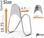 JBscoop Garden Hose Holder Stainless Steel Small Wall Mount Garden Hose Hook, Ideal for Water, Air, Hydraulic Hose, Ropes, Extension Cords Heavy Duty & Rust Proof (2) - Image 3