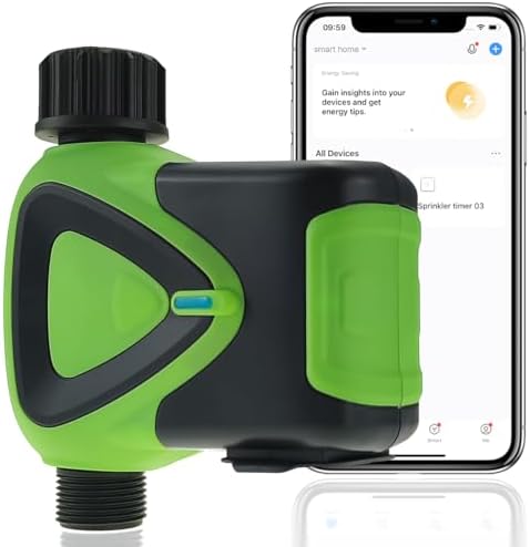 Water Timer for Garden Hose, WiFi Smart Sprinkler Timer for GreenVation by SmartGarden