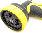 Garden Hose Nozzle, Heavy Duty Metal Water Hose Nozzle with 10 Adjustable Spray Patterns, High Pressure Hand Sprayer for Watering Plants & Lawns, Washing Cars & Pets - Image 4