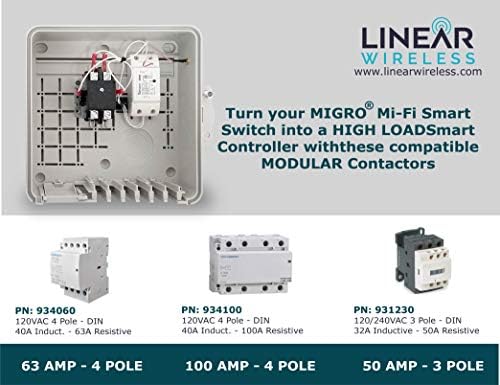 Migro WiFi Pool Pump Timer, Water Heater Timer, Outdoor Switch Timer for Pool Pump Outlet Box, Wireless 50A Resistive 240 Volt Timer 40A 5HP Pump Control, Compatible with Smart Phone. - Image 6