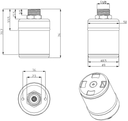 1/2" SUS304 Floating Ball Valve Flow Sensor Automatic Shut OFF-ON Float Water Level Control Swtich For Cooktop - Image 6